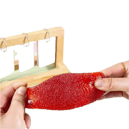 Lychee Shape Squishy Stress Relief Toy - Soft Fidget Squeeze Toy for Home & Office