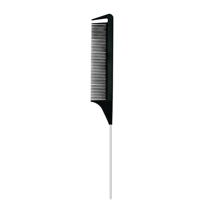 Pro Pointed Tail Comb – Anti-Static Hair Styling Brush, Steel Needle Pin Rat Tail Comb for Salon & Barber Accessories