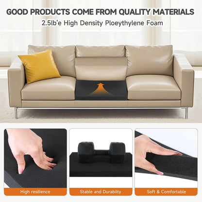 3Pcs 56x56cm Couch Cushion Support Boards – Sofa Sagging Seat Fix Inserts for Lift, Firm Support & Comfortable Seating Restoration