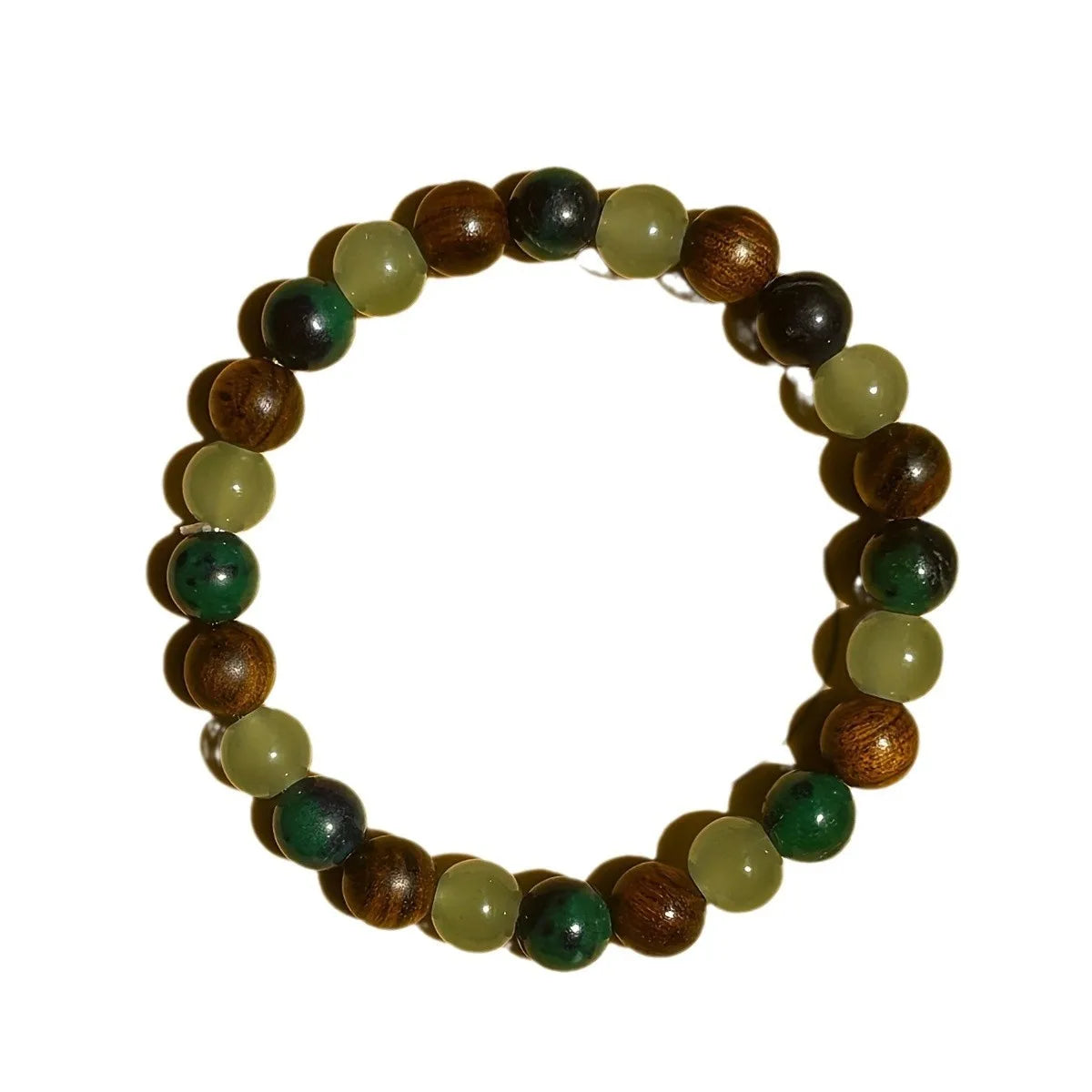 Attract Wealth & Prosperity Bracelet | Natural Stone & Wooden Beads Handmade Jewelry for Men & Women