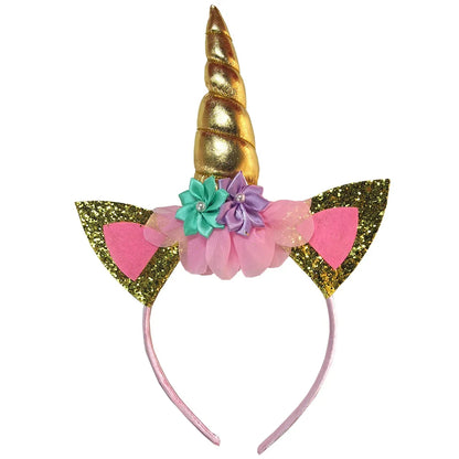 Girls’ Unicorn Princess Dress - Flower Cake Costume for Carnival, Halloween & Performances Ages 1–10