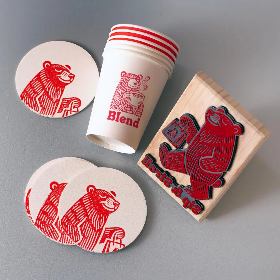 Custom Wooden Logo Stamp – Personalized Self-Inking Rubber Stamp for Wedding, Party, Packaging, Company Name & Address