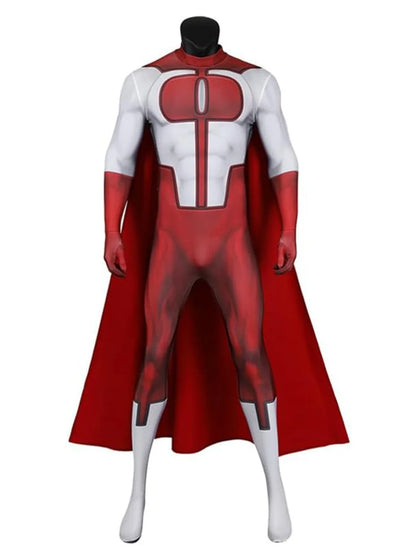 Invincible Omni-Man Cosplay Costume — Adult Zentai Jumpsuit for Nolan Grayson Roleplay, Halloween & Carnival Party