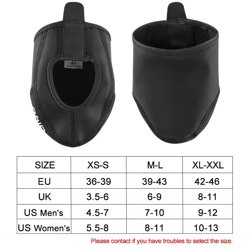 GIYO Winter Bicycle Toe Covers – Rainproof & Windproof Bike Shoe Covers for MTB & Road Cycling, Men & Women Booties