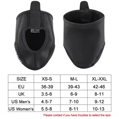 GIYO Winter Bicycle Toe Covers – Rainproof & Windproof Bike Shoe Covers for MTB & Road Cycling, Men & Women Booties