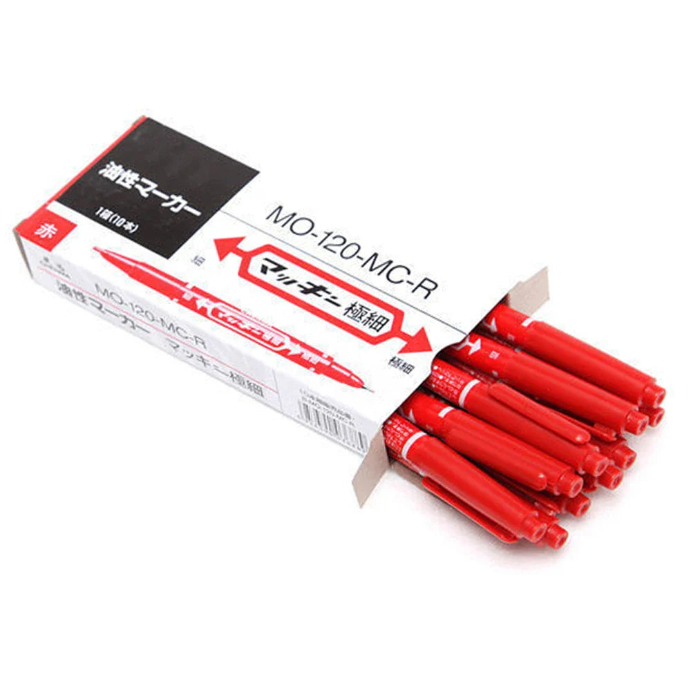 10pcs Waterproof Tattoo Skin Marker Pens – Permanent Makeup Scribe Tools with Ink