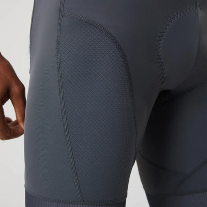 Ykywbike Men's Cycling Bib Shorts – Padded Quick-Dry Bike Tights for 6-Hour Rides, Outdoor Cycling Clothing