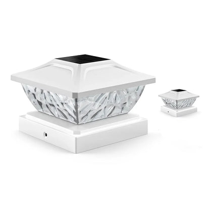 Outdoor Solar Fence Gate Light - Waterproof LED Villa Pillar Lamp for House, Garden & Yard Decor