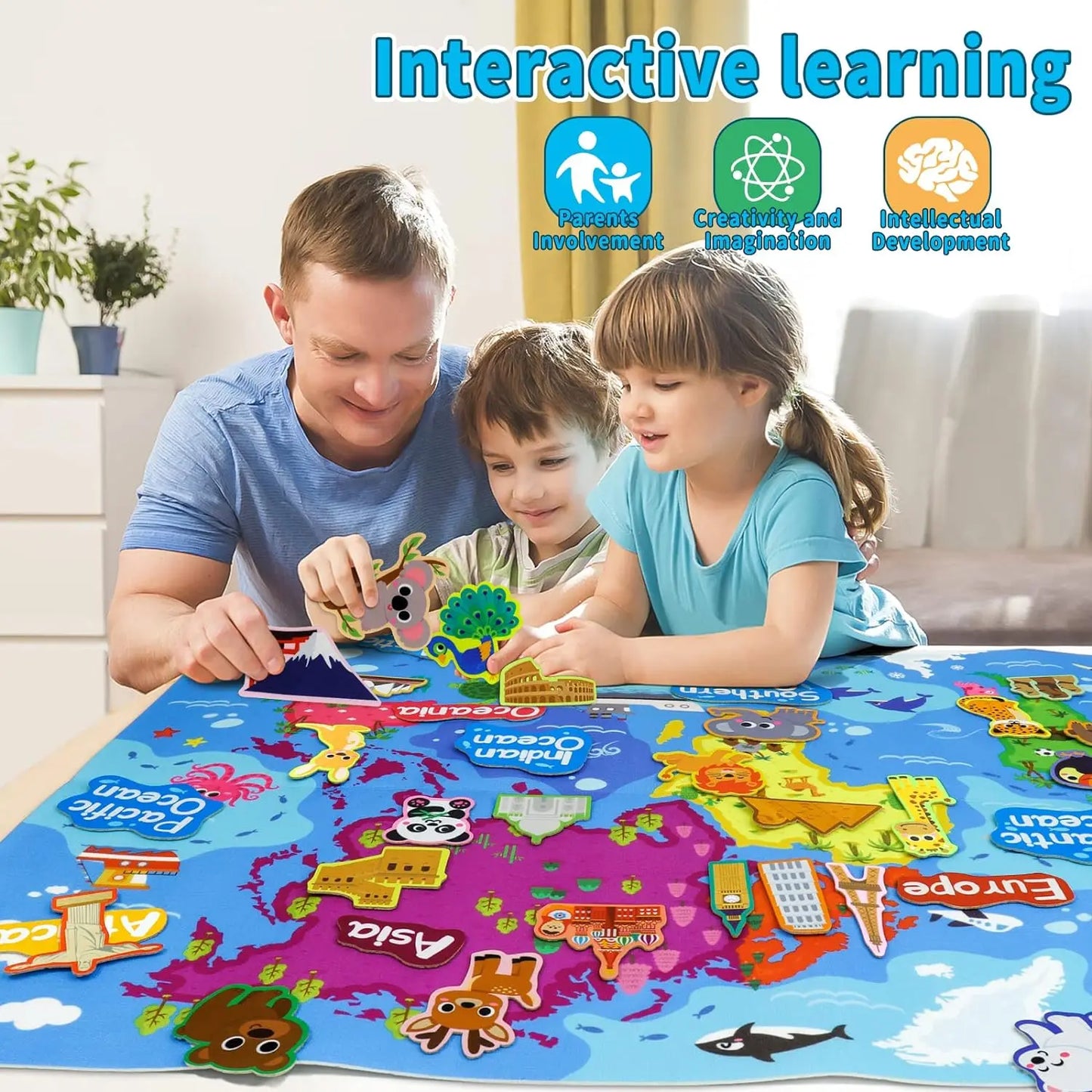 Montessori Felt Board Story Set – Outer Space Learning Activities, Preschool Educational Toy & Party Decoration