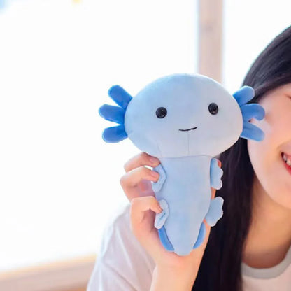 Kawaii Axolotl Plush Toy - Soft Stuffed Animal Pillow for Christmas Gifts & Home Decor