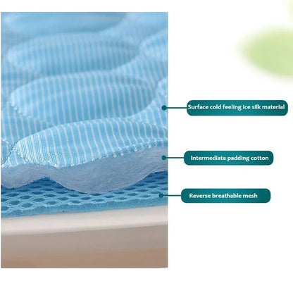 Extra Large Dog Cooling Mat | Summer Pet Bed for Small & Big Dogs | Durable Blanket for Cats & Sofa Protection - Ice Pad Blanket