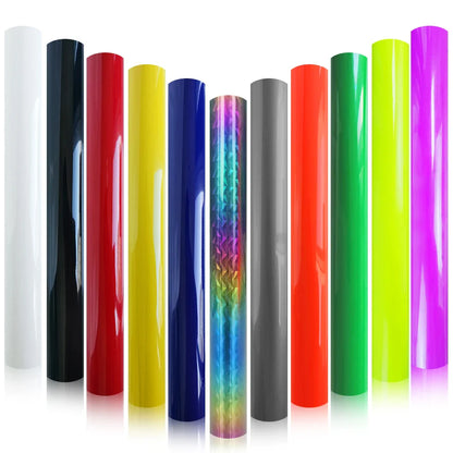 1 Sheet 3D Puff Heat Transfer Vinyl Film - Iron-On HTV for DIY T-Shirts, Clothes, Pillows, and Textile Fabric, Available in 18 Colors