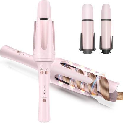 BESTOPE PRO Automatic Curling Iron – Replaceable Hair Curler Wand with 2 Barrel Sizes (1", 1.25") & 3 Temperature Settings Hair Waver
