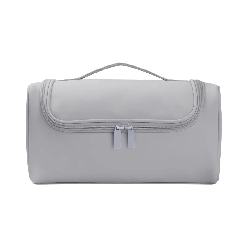 Large Capacity Curling Iron & Hair Dryer Storage Bag – Waterproof, Non-Slip Hanging Pouch with Hideable Hook