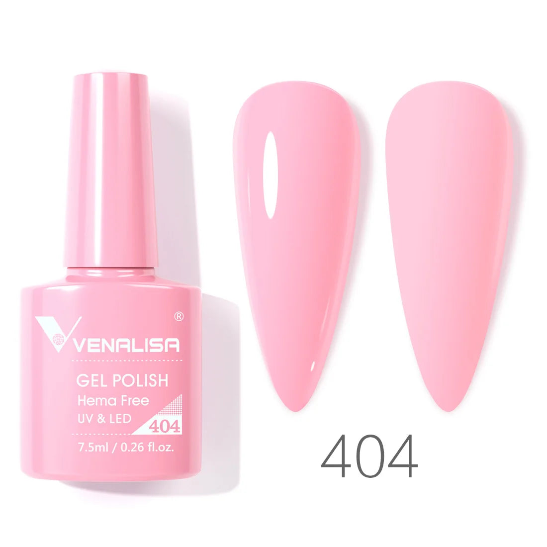 VENALISA 7.5ml HEMA-Free Nail Gel Polish – VIP4 Semi-Permanent Soak-Off UV/LED Gel Varnish, Full Coverage Nail Lacquer
