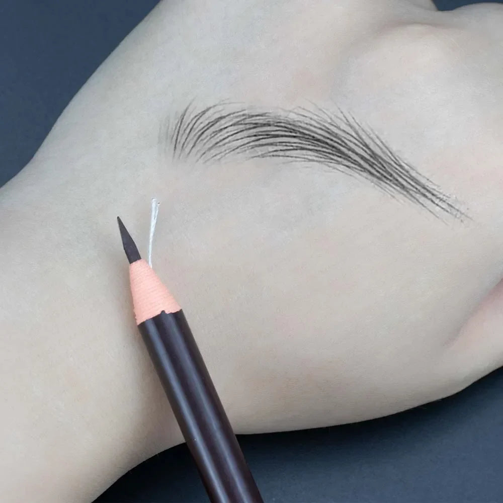 4pcs Ultra-Thin Microblading Eyebrow Pencil Set — 2mm PMU Brow Mapping Tattoo Pens