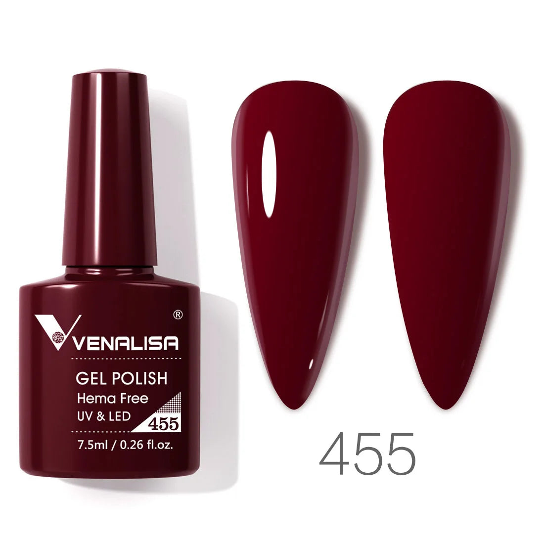 VENALISA 7.5ml HEMA-Free Nail Gel Polish – VIP4 Semi-Permanent Soak-Off UV/LED Gel Varnish, Full Coverage Nail Lacquer