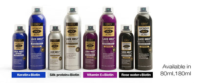 Ebin New York Wonder Bond Melt Spray – Extra Strong Hold, Seamless Lace Blend, Keratin-Infused for Healthy Hair