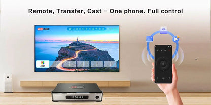 Genuine DIGIBOX D6 MAX Android TV Box — Upgraded from D3 Plus, EVPAD 11P Function, Japan & USA Version