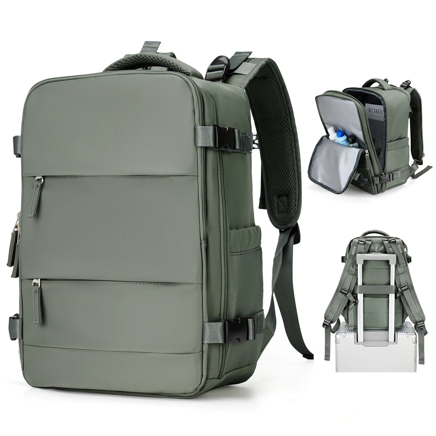 Travel Backpack 40x20x25cm – Cabin Bag for Ryanair, Airplane Carry-On, School, Laptop & Leisure, Women & Men