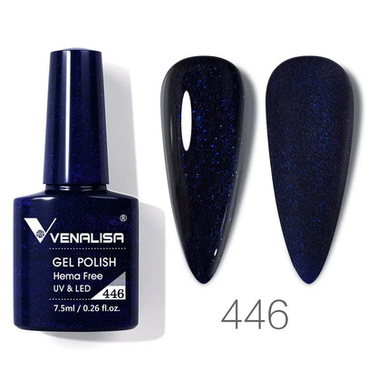 VENALISA 7.5ml HEMA-Free Nail Gel Polish – VIP4 Semi-Permanent Soak-Off UV/LED Gel Varnish, Full Coverage Nail Lacquer