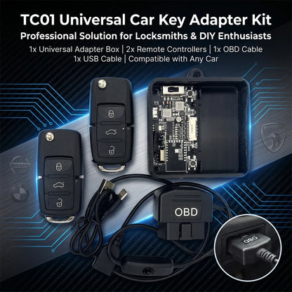 Car Key Universal Adapter Box - KEYDIY Remote Control Duplicator 433.92MHz Key Fob Programmer & Gate Remote Clone Tool