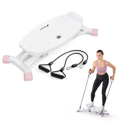 MERACH Simulated Ski Machine – Full Body Cardio Fitness Trainer for Leg Workout & Aerobic Exercise