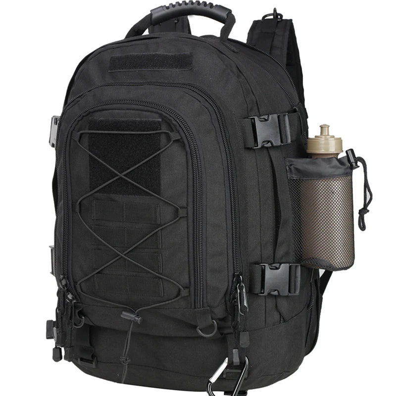 65L Tactical Outdoor Backpack — Large Capacity Military Hiking & Camping Rucksack for Men
