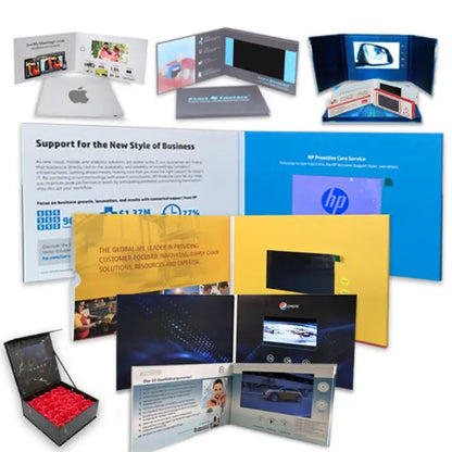 128MB 2.4" LCD Video Greeting Card – MP4 Player for Birthday, Mother’s Day & Advertising Gifts