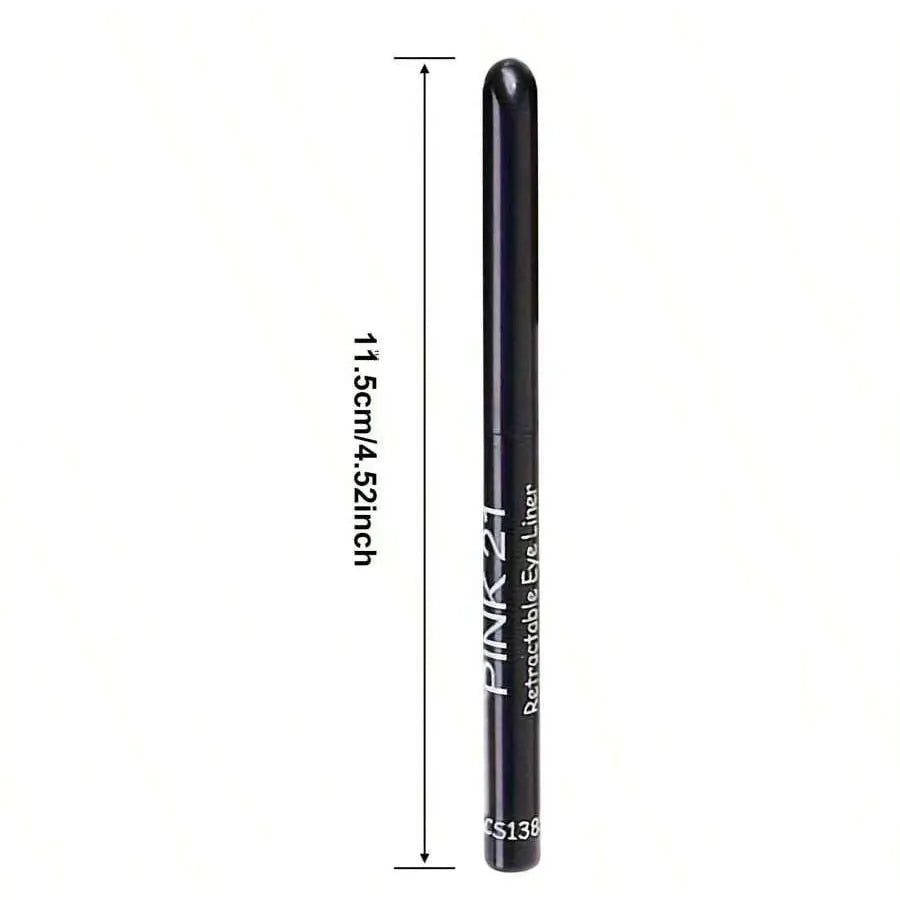 3pcs Waterproof Black Eyeliner Pencils – Smudge-Proof, Long-Lasting & Beginner-Friendly Eye Makeup