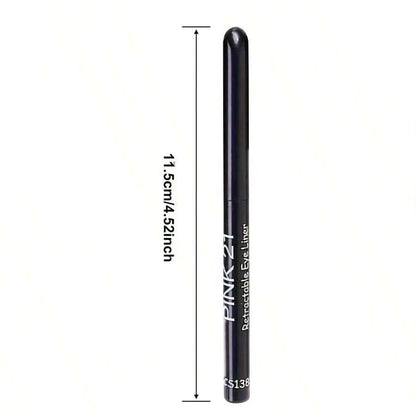 3pcs Waterproof Black Eyeliner Pencils – Smudge-Proof, Long-Lasting & Beginner-Friendly Eye Makeup