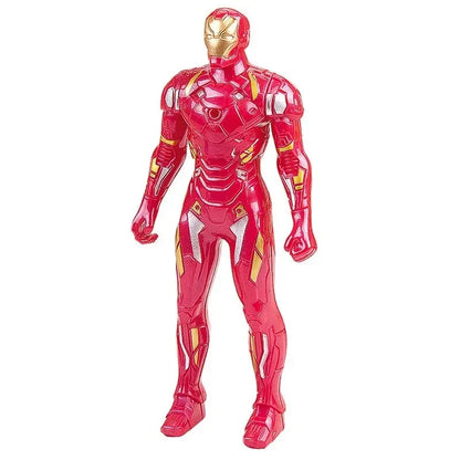 17cm Marvel Anime Action Figures – Spiderman, Hulk, Iron Man Toys for Kids, Cartoon Glow Doll Christmas Gift