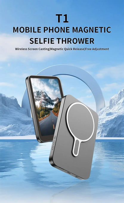 Magnetic Phone Monitor for Vlog – Self-Timer Rear Camera Screen for Live Streaming & Content Creation