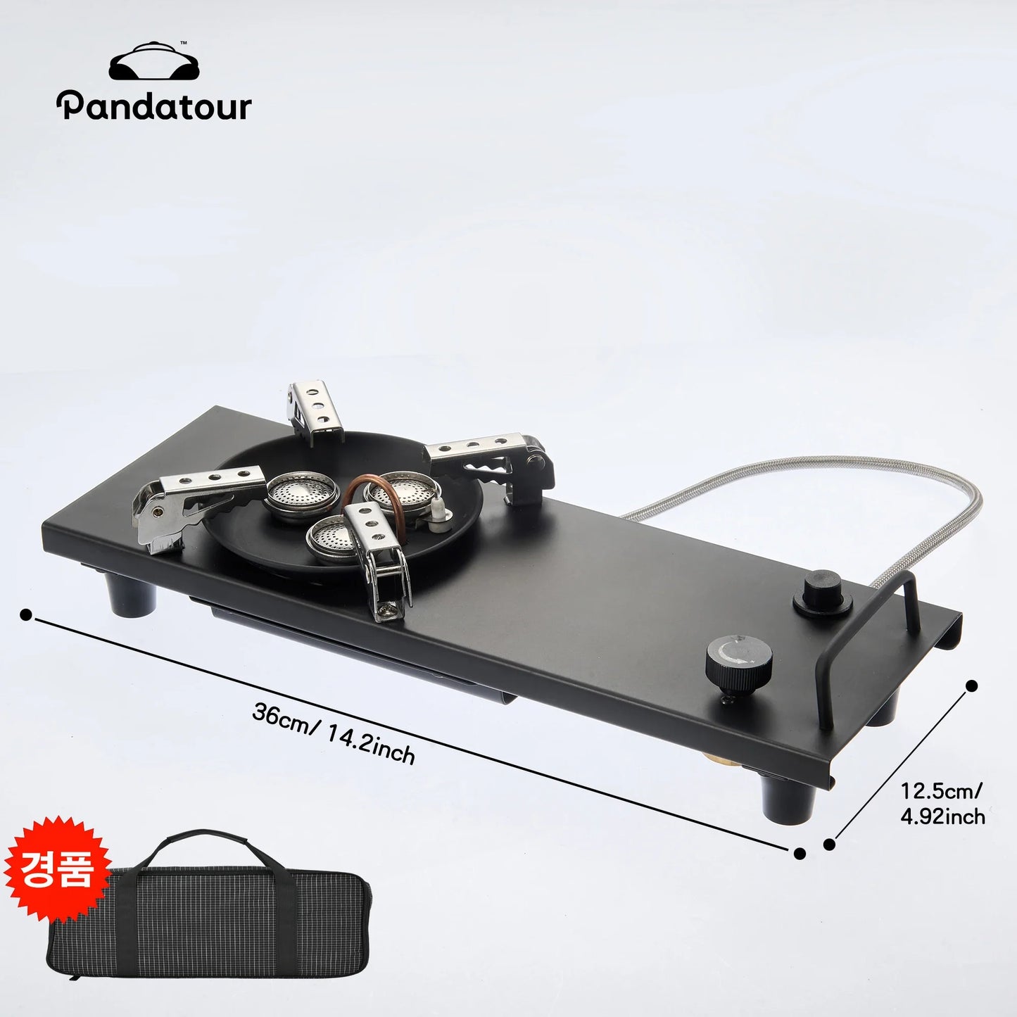 Pandatour IGT Folding Camping Gas Stove - One-Click Ignition High-Power Portable Table Burner