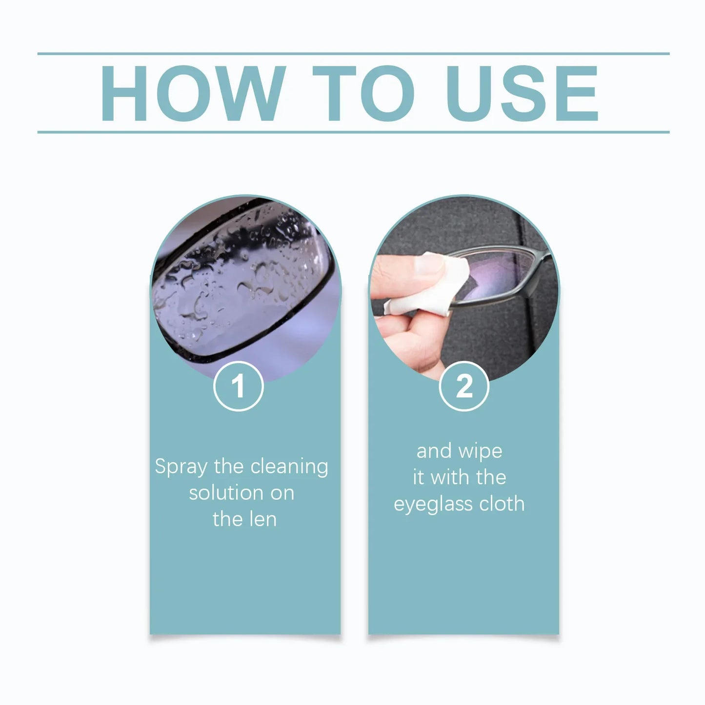 Jue-Fish 100ml Glasses Scratch Removal Spray – Lens & Camera Screen Cleaner, Eyeglass Repair Solution