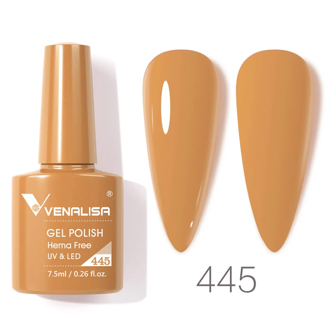 VENALISA 7.5ml HEMA-Free Nail Gel Polish – VIP4 Semi-Permanent Soak-Off UV/LED Gel Varnish, Full Coverage Nail Lacquer