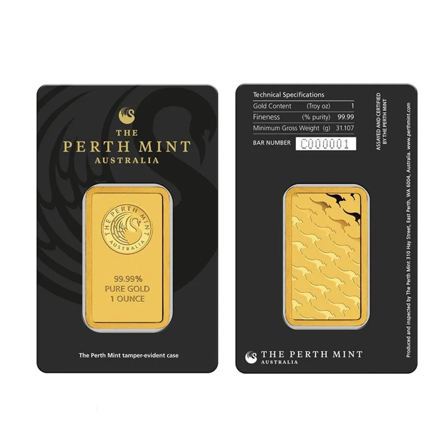 Australia Gold Bar Series – Brass Core Fake Gold Block with Serial Number, Sealed Packaging, Craft Collection Gift