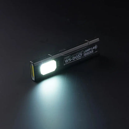 Rechargeable 550LM LED Keychain Flashlight — Mini Pocket Torch Lantern with Magnet for Emergency & Work