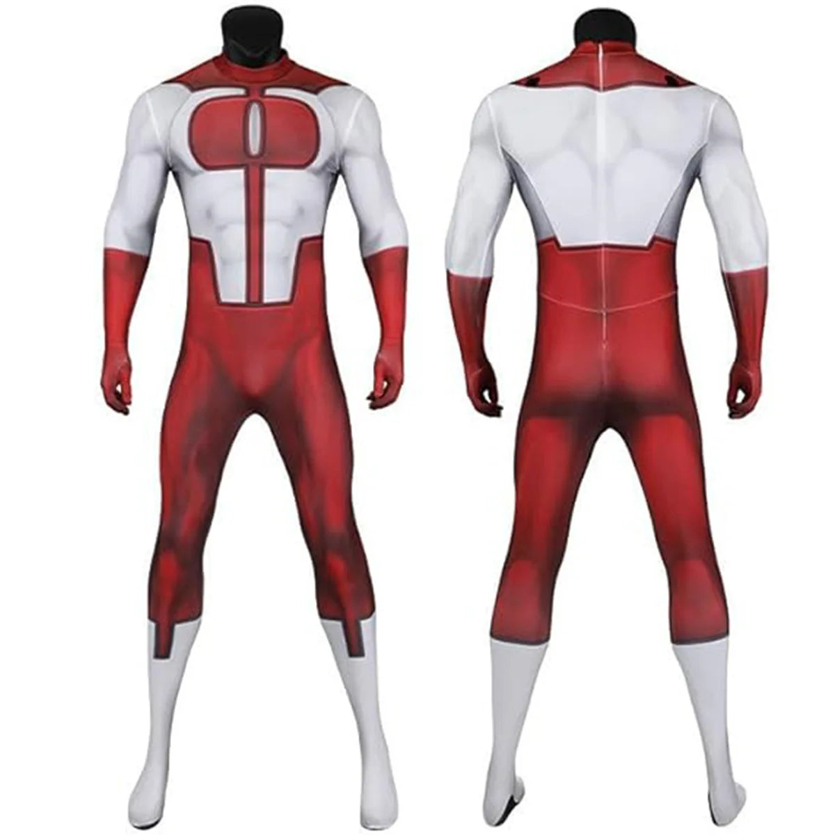 Invincible Omni-Man Cosplay Costume — Adult Zentai Jumpsuit for Nolan Grayson Roleplay, Halloween & Carnival Party