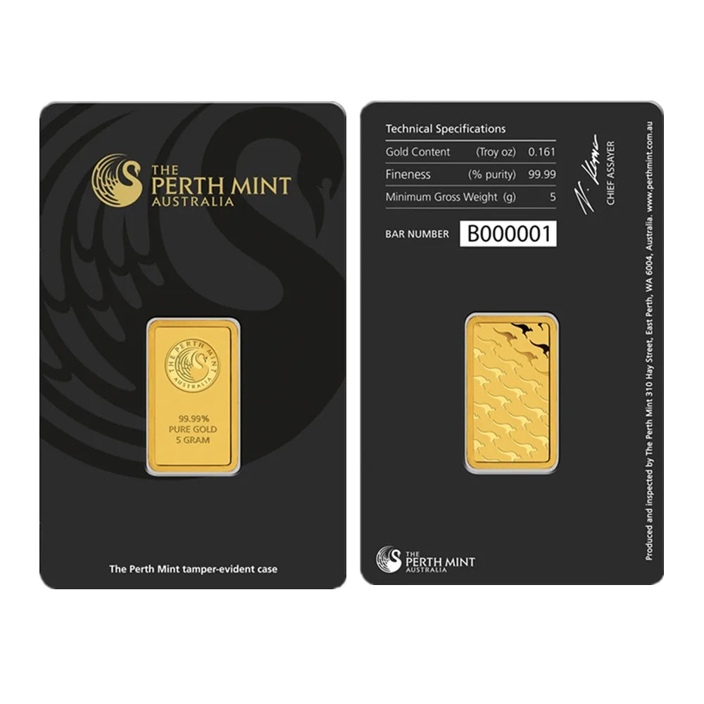 Australia Gold Bar Series – Brass Core Fake Gold Block with Serial Number, Sealed Packaging, Craft Collection Gift