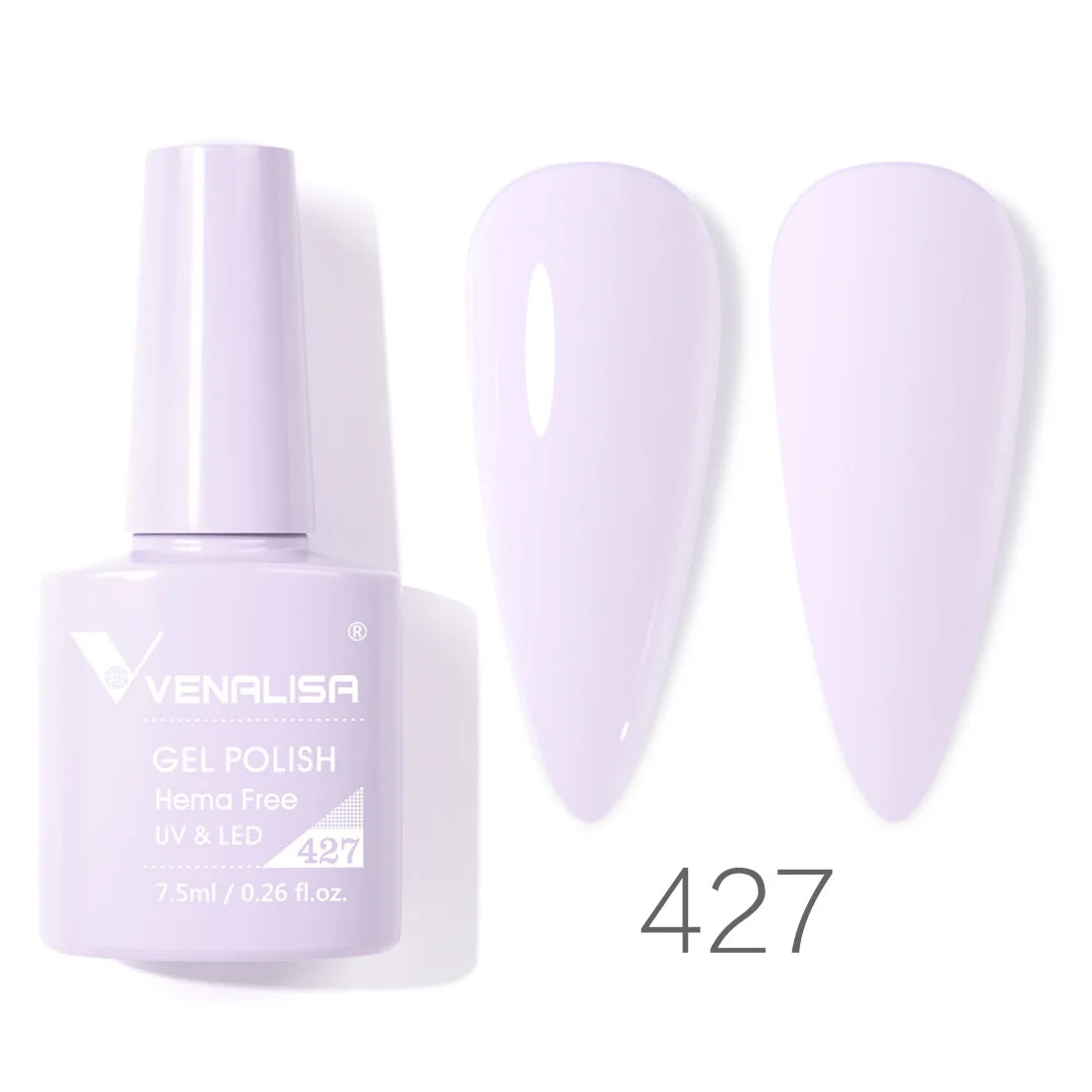 VENALISA 7.5ml HEMA-Free Nail Gel Polish – VIP4 Semi-Permanent Soak-Off UV/LED Gel Varnish, Full Coverage Nail Lacquer