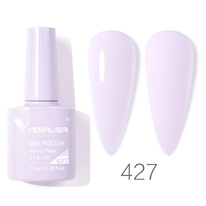 VENALISA 7.5ml HEMA-Free Nail Gel Polish – VIP4 Semi-Permanent Soak-Off UV/LED Gel Varnish, Full Coverage Nail Lacquer