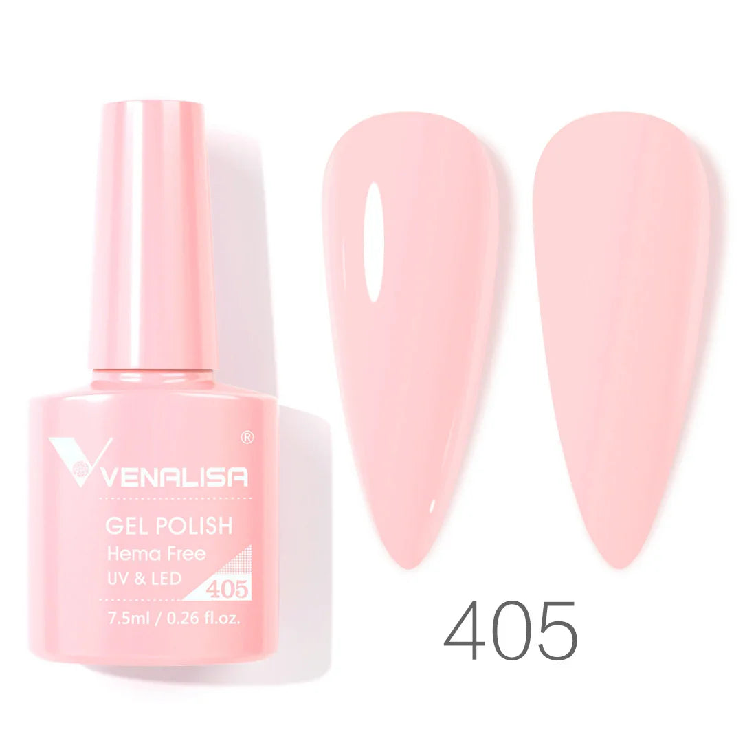 VENALISA 7.5ml HEMA-Free Nail Gel Polish – VIP4 Semi-Permanent Soak-Off UV/LED Gel Varnish, Full Coverage Nail Lacquer