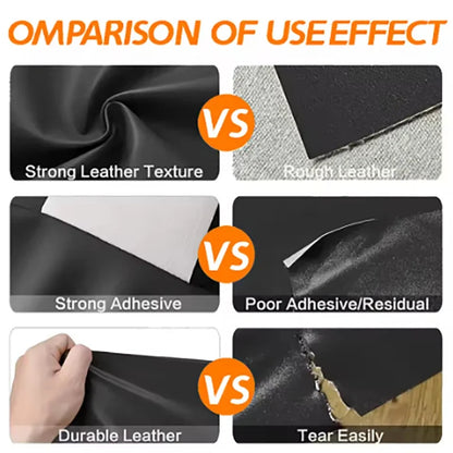 Waterproof Leather Repair Patch - Scratch-Resistant Self-Adhesive Tape for Sofa & Chair Repair