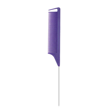Pro Pointed Tail Comb – Anti-Static Hair Styling Brush, Steel Needle Pin Rat Tail Comb for Salon & Barber Accessories