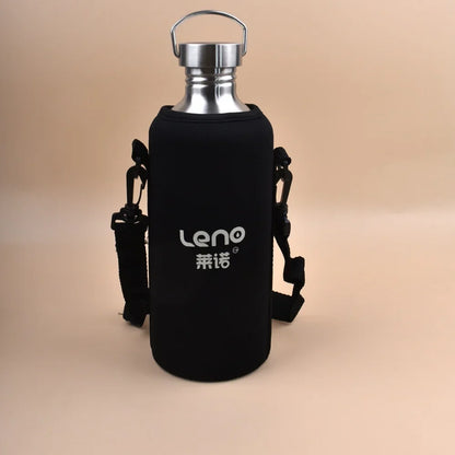 2L Stainless Steel Sports Water Bottle - Large Capacity Reusable Flask for Camping & Outdoor Activities