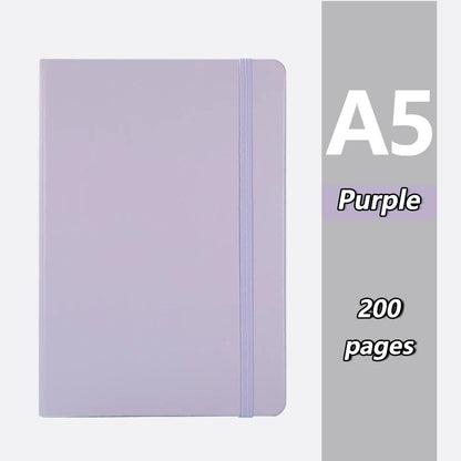 2PC Leather Notebook Set – 200-Page Lined Office Journal & Student Notepad