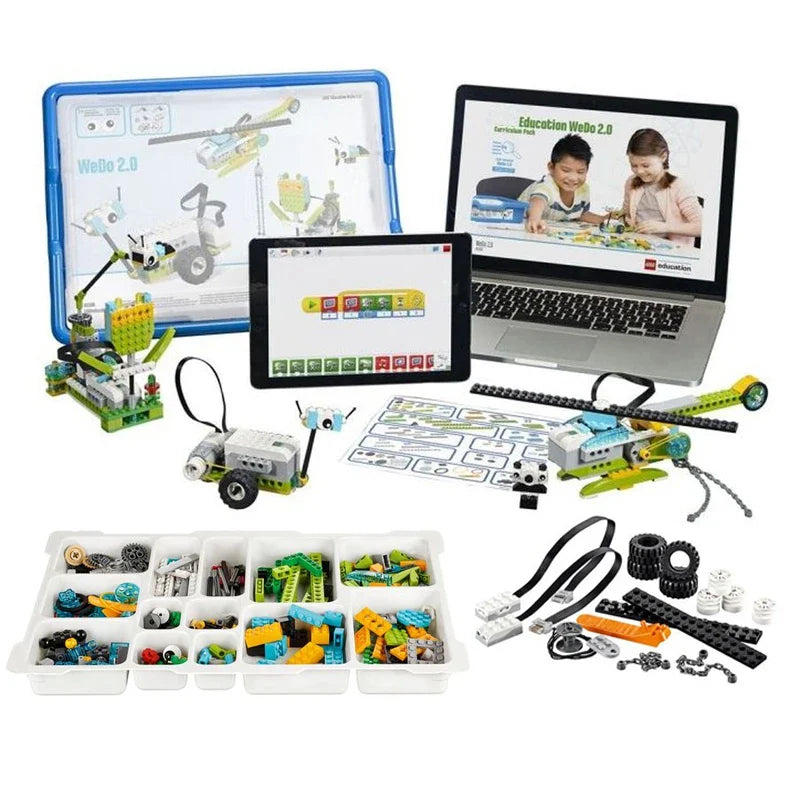 NEW WeDo 2.0 Core Set Robotics STEAM Kit – Compatible with 45300 We-Do Building Blocks, DIY Educational Toy for Christmas