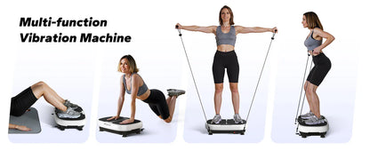 MERACH EMS Vibration Plate – Fitness Machine for Fat Burning, Weight Loss, Pain Relief & Lymphatic Drainage
