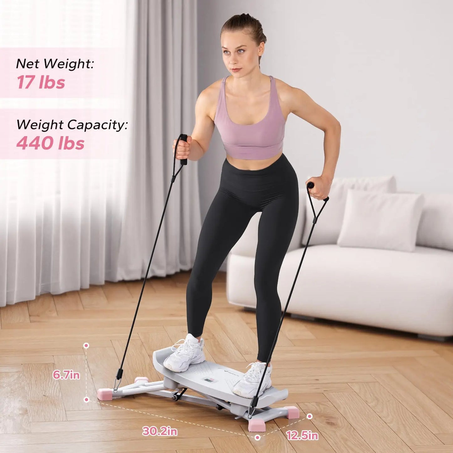 MERACH Simulated Ski Machine – Full Body Cardio Fitness Trainer for Leg Workout & Aerobic Exercise